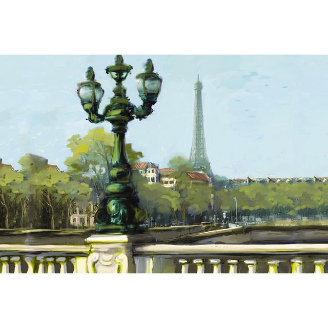 Paris - Wrapped Canvas Print Lily Manor Size: 30cm H x 46cm W x 3.8cm D on Productcaster.