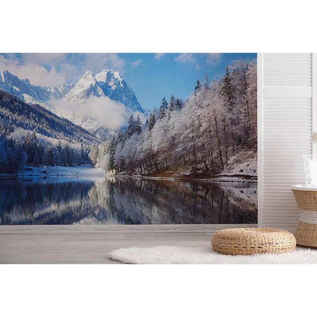 Farallones Frosted Finish Paste the Wall Mural Alpen Home Size: 280cm H x 368cm W on Productcaster.