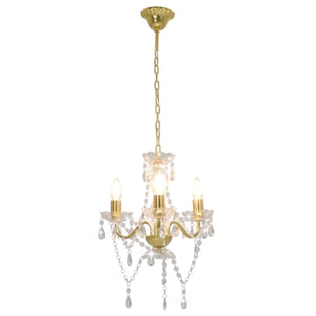 Alton 3 - Light Chandelier Pendant Rosdorf Park Finish: Gold on Productcaster.