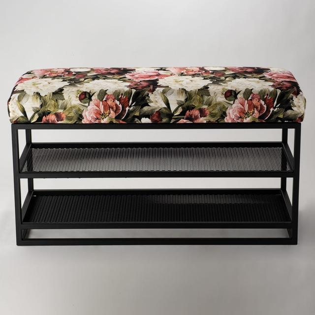 MacCormack Upholstered Storage Bench Rosalind Wheeler Size: H50 x W80 x D40cm on Productcaster.