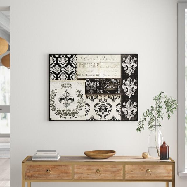 'Paris Travel Collage' by Tre Sorelle Studios Graphic Art Print on Wrapped Canvas East Urban Home Size: 76.2cm H x 101.6cm W on Productcaster.