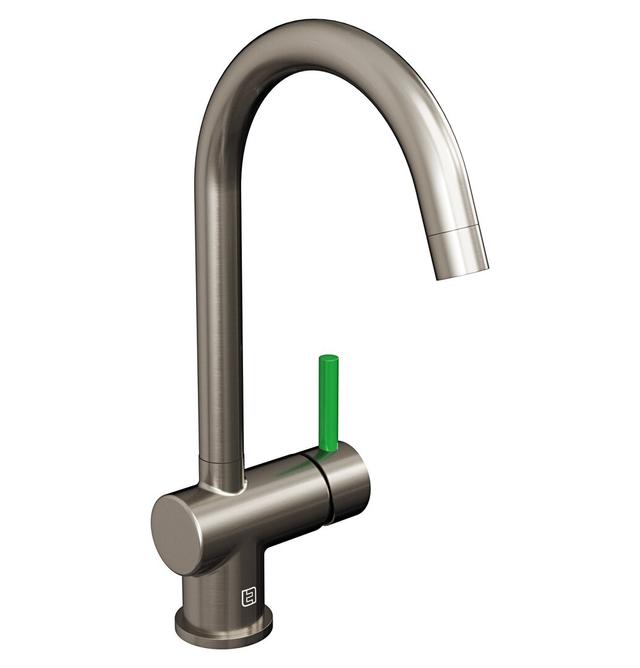 Astoria Single Lever Monobloc Tap Belfry Kitchen Finish: Chrome/Citrus Green on Productcaster.