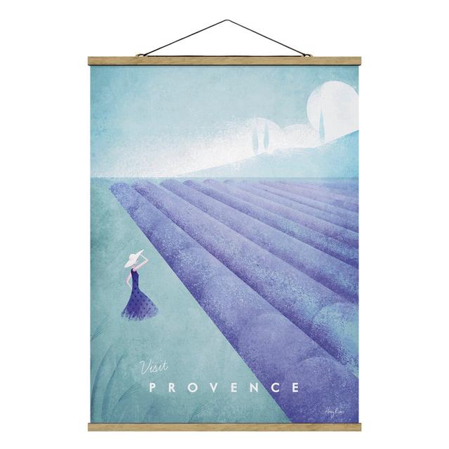 Grafikdruck Travel Poster - Provence Rosalind Wheeler Maße: 133,5 cm H x 100 cm B x 0,3 cm T on Productcaster.