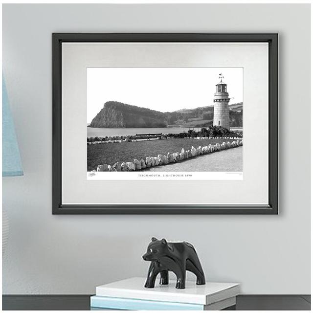 Teignmouth, Lighthouse 1890 by Francis Frith - Single Picture Frame Print The Francis Frith Collection Size: 40cm H x 50cm W x 2.3cm D on Productcaster.