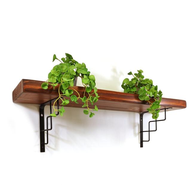 Abdiraxman Bracket Shelf Wall Shelf Williston Forge Size: 24cm H x 80cm W x 22.5cm D on Productcaster.