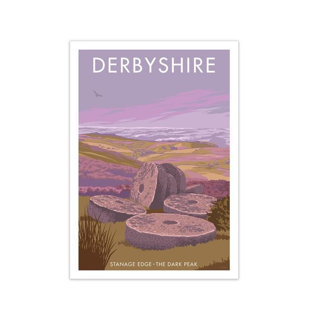 'Derbyshire Stanage Edge' Graphic Art East Urban Home Size: 29.7 cm H x 21 cm W x 1 cm D, Frame Options: No Frame on Productcaster.