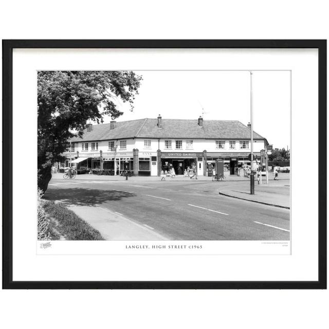 Langley, High Street C1965 by Francis Frith - Single Picture Frame Print The Francis Frith Collection Size: 60cm H x 80cm W x 2.3cm D on Productcaster.