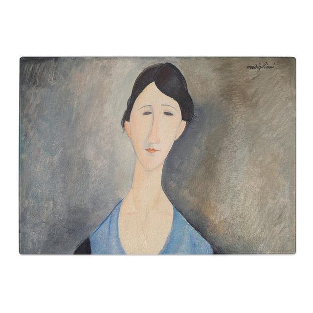 Portrait of a Woman Vol.6 by Amedeo Modigliani Chopping Board East Urban Home Size: 0.4cm H x 20cm W x 28.5cm L on Productcaster.