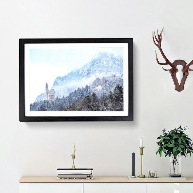 Neuschwanstein Castle in Germany - Picture Frame Graphic Art Print East Urban Home Frame Option: Black Framed, Size: 24cm H x 33cm W x 2cm D on Productcaster.