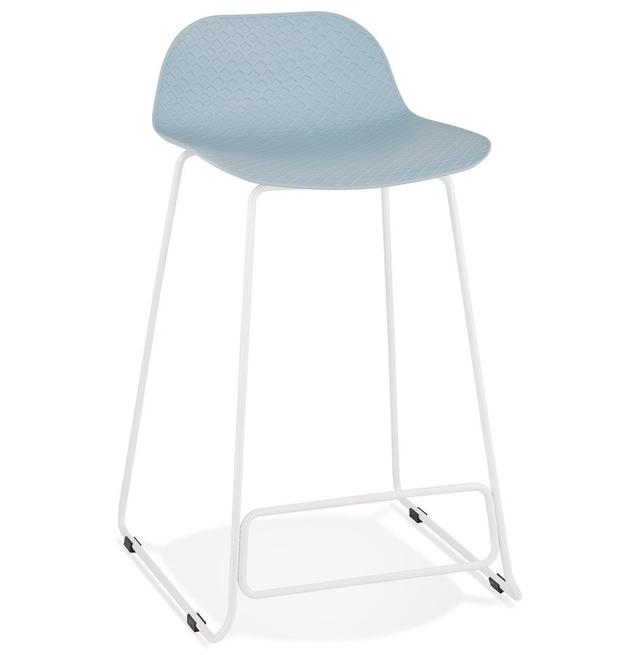 Maez 66cm Bar Stool Brayden Studio Seat Colour: Blue on Productcaster.