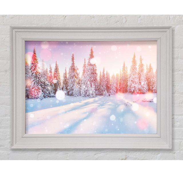 Snow Storm Sunlight - Single Picture Frame Art Prints Union Rustic Size: 29.7cm H x 42cm W x 8cm D on Productcaster.