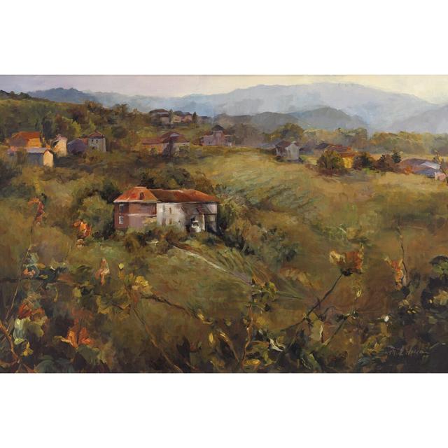 Overlooking the Valley Crop by Marilyn Hageman - Wrapped Canvas Painting Marlow Home Co. Size: 20cm H x 30cm W on Productcaster.