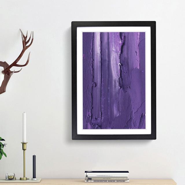 Abstract Art Painting Vol.47 by S.Johnson - Picture Frame Painting Print East Urban Home Frame Option: Black Framed, Size: 36cm H x 27cm W x 2cm D on Productcaster.