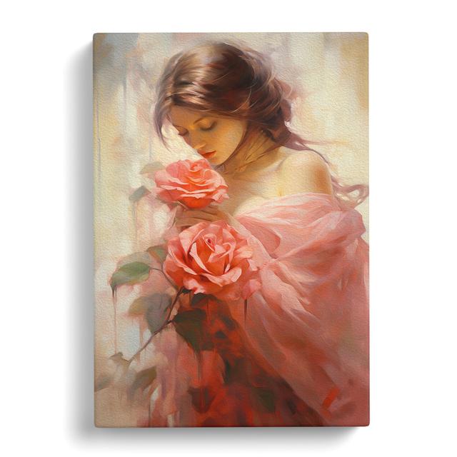 Rose Romanticism No.3 - Print Marlow Home Co. Size: 50cm H x 35cm W x 3cm D on Productcaster.