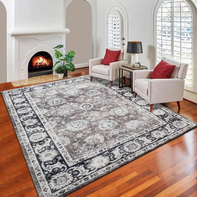 Carralero Persian Machine Woven Area Rug Latitude Vive Rug Size: Rectangle 120 x 170cm on Productcaster.