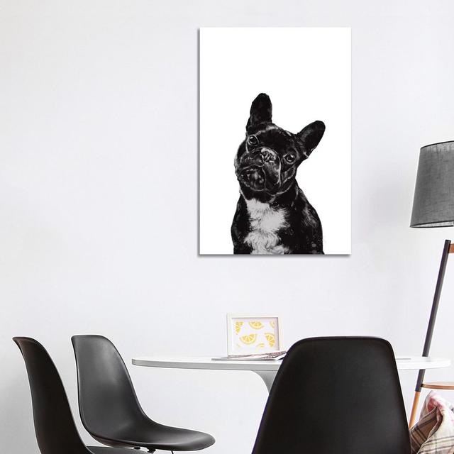 Bulldog by Big Nose Work - Wrapped Canvas Print Rosalind Wheeler Size: 101.6cm H x 66.04cm W x 1.91cm D on Productcaster.