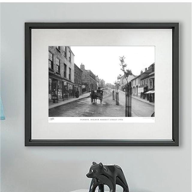 'Penryn, Higher Market Street 1904' - Picture Frame Photograph Print on Paper The Francis Frith Collection Size: 28cm H x 36cm W x 2.3cm D on Productcaster.