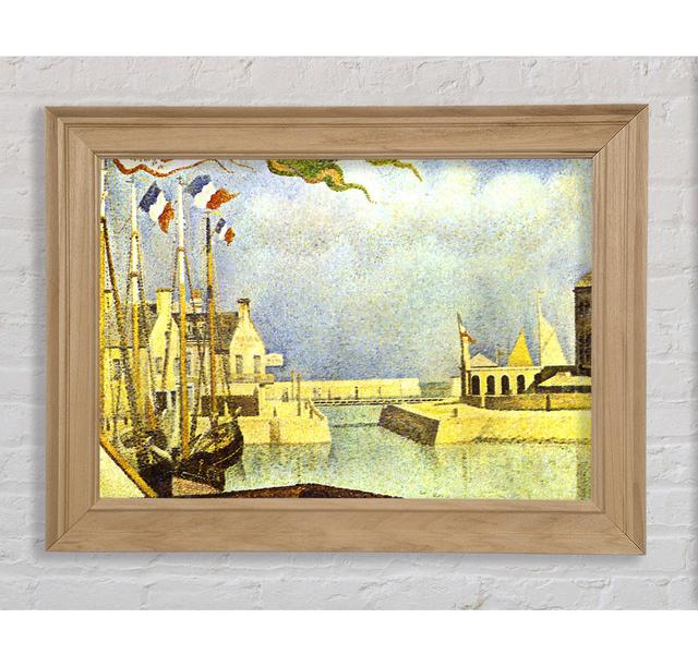 Seurat Sonntag in Port-En-Bessin - Einzelner Bilderrahmen Kunstdrucke Bright Star Größe: 59,7 cm H x 84,1 cm B x 8 cm T on Productcaster.