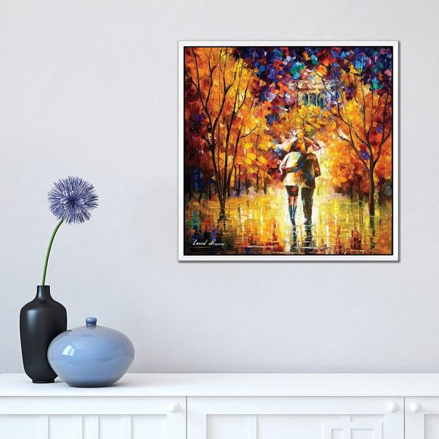 London Saint James Park I by Leonid Afremov - Wrapped Canvas Painting 17 Stories Format: White Framed Canvas, Size: 45.72cm H x 45.72cm W x 3.81cm D on Productcaster.