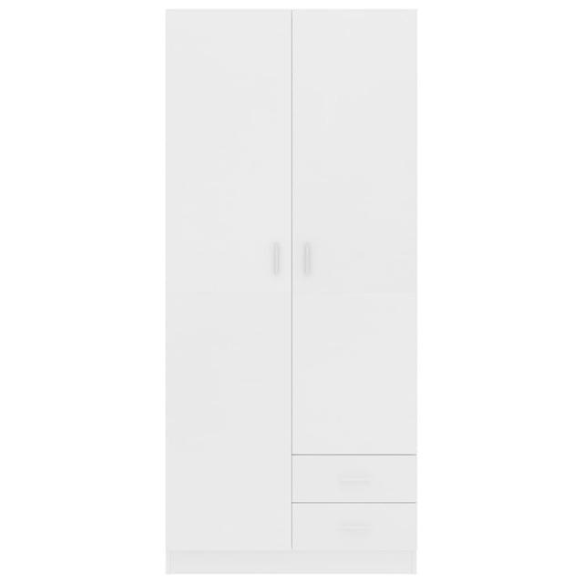 Hartridge 2 Door Wardrobe 17 Stories Finish: White on Productcaster.