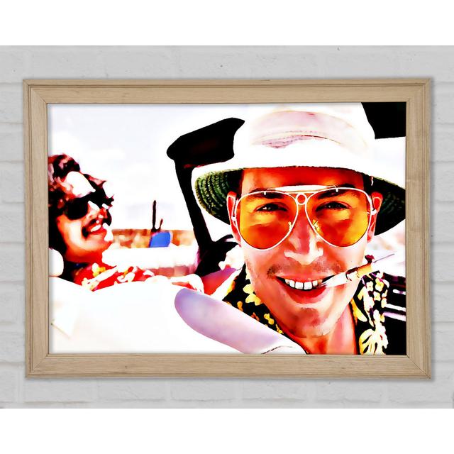 Fear And Loathing In Las Vegas - Einzelne Bilderrahmen Kunstdrucke Ebern Designs Größe: 59,7 cm H x 84,1 cm B x 1,5 cm T on Productcaster.