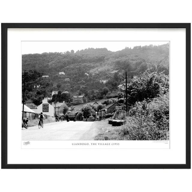 'Llandogo, the Village C1955' - Picture Frame Photograph Print on Paper The Francis Frith Collection Size: 40cm H x 50cm W x 2.3cm D on Productcaster.