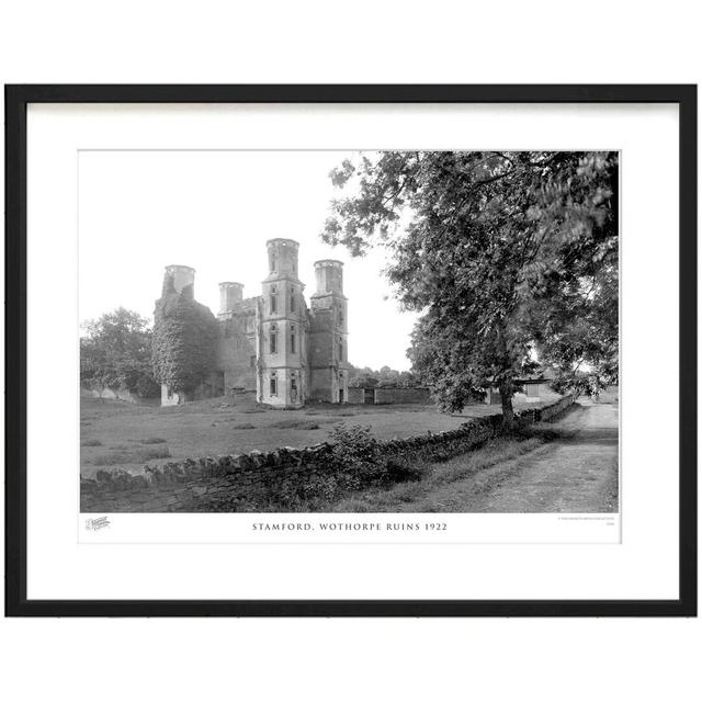 'Stamford, Wothorpe Ruins 1922' by Francis Frith - Picture Frame Photograph Print on Paper The Francis Frith Collection Size: 40cm H x 50cm W x 2.3cm on Productcaster.