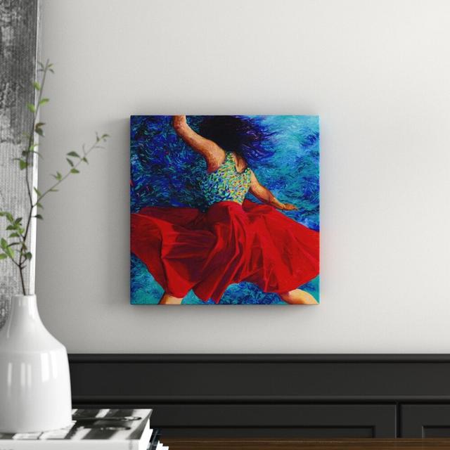 Iris Scott - Wrapped Canvas Painting ClassicLiving Size: 30.48cm H x 30.48cm W on Productcaster.