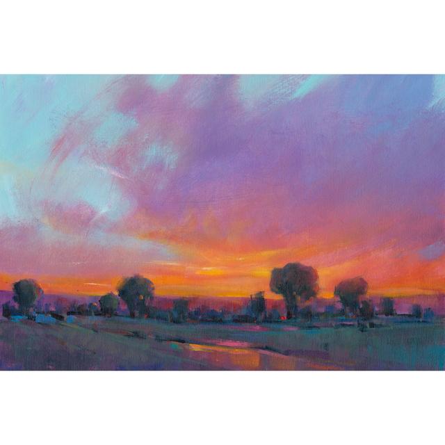 Fiery Sunset I by Tim OToole - Wrapped Canvas Art Prints Union Rustic Size: 20cm H x 30cm W on Productcaster.