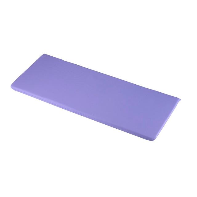 Bench Cushion Symple Stuff Fabric: Lilac, Size: 141cm W x 48cm D on Productcaster.