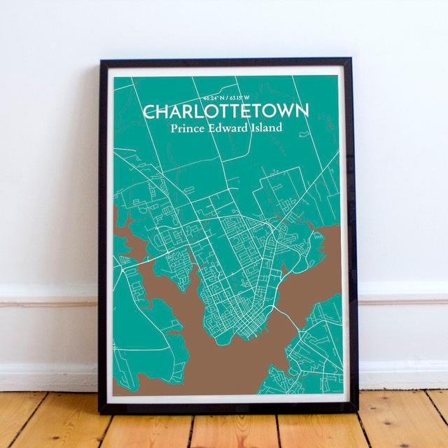 Charlottetown - No Frame Print East Urban Home Size: 91.4cm H x 61cm W x 0.13cm D on Productcaster.