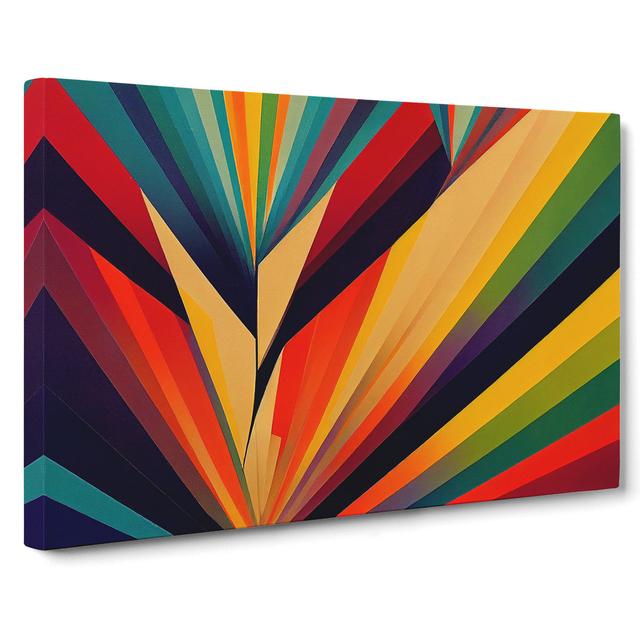 Prism Art Abstract Vol.2 - Wrapped Canvas Graphic Art Metro Lane Size: 50cm H x 76cm W x 3cm D on Productcaster.