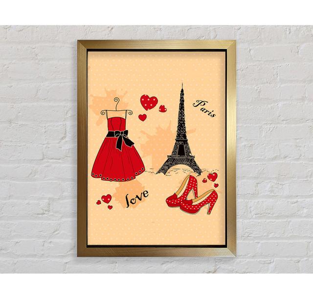 Paris With Love - Print Bright Star Size: 118.9cm H x 84.1cm W x 3.4cm D on Productcaster.