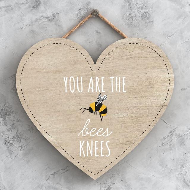 You Are the Bees Knees Wall Décor Maturi Size: 16cm H x 17cm W x 0.9cm D on Productcaster.