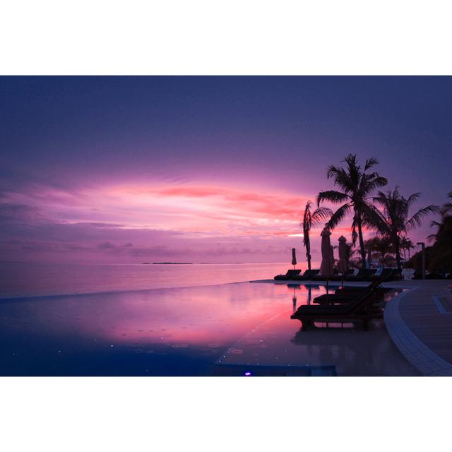 Sunset On Maldives by MelanieMaya - No Frame Art Prints on Canvas House of Hampton Size: 40cm H x 60cm W on Productcaster.