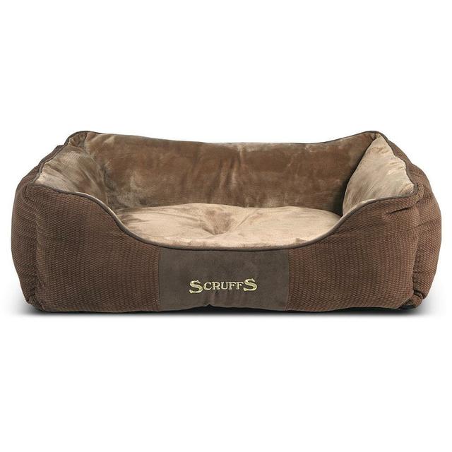 Chester Bolster Cushion Scruffs Colour: Chocolate/Tan, Size: 19cm H x 75cm W x 60cm D on Productcaster.