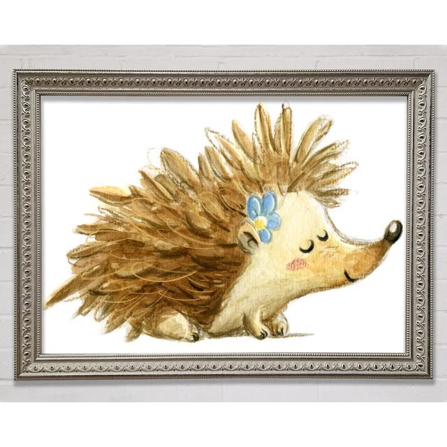 The Happy Hedgehog Framed Print Bright Star Size: 100cm H x 141.4cm W x 3cm D on Productcaster.