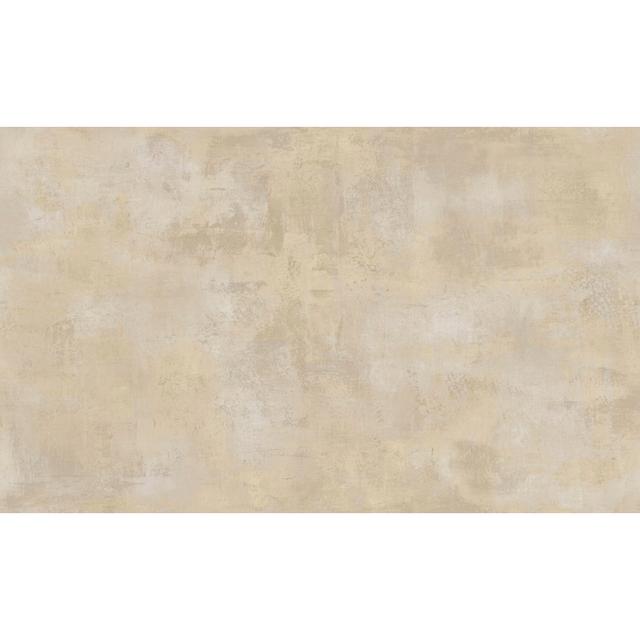 Aizayah Unito Room Plaster Effect 10.05m x 106cm Double Width Wallpaper Roll Williston Forge Colour: Beige on Productcaster.