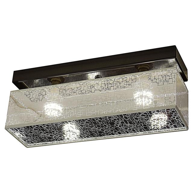 Sevinc 2-Light 37cm Flush Mount Latitude Run Shade Colour: Silver on Productcaster.