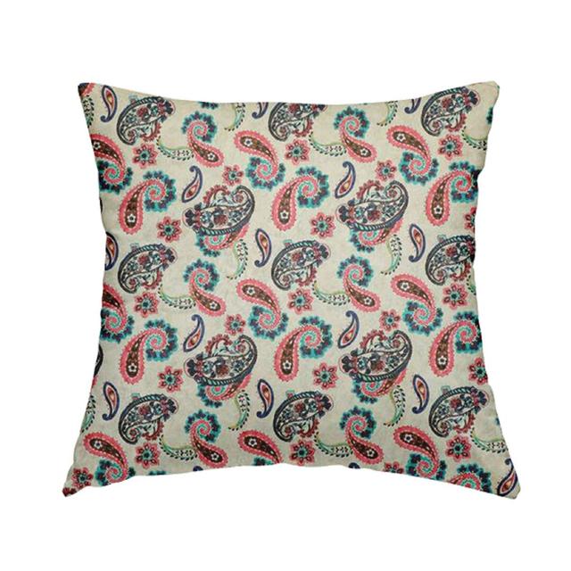 Ockton Paisley Cushion with Filling East Urban Home Size: 43cm H x 43cm W x 5cm D on Productcaster.