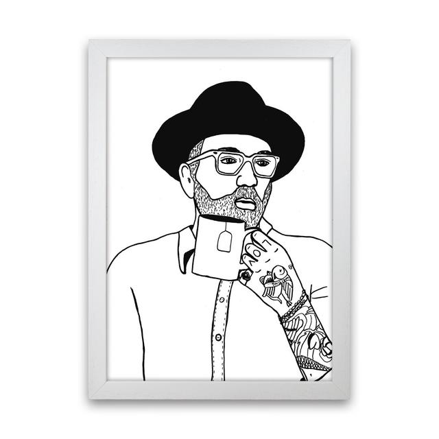 Dallas Green by Carissa Tanton - Graphic Art Print on Paper Ophelia & Co. Frame Option: White Framed, Size: 46cm H x 34cm W x 3cm D on Productcaster.