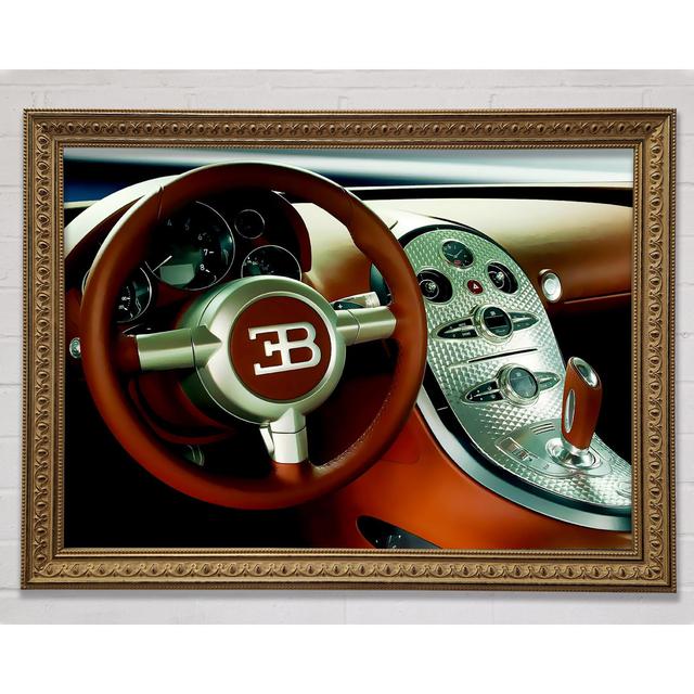 Bugatti Veyron Interior - Single Picture Frame Art Prints Ebern Designs Size: 29.7cm H x 42cm W on Productcaster.