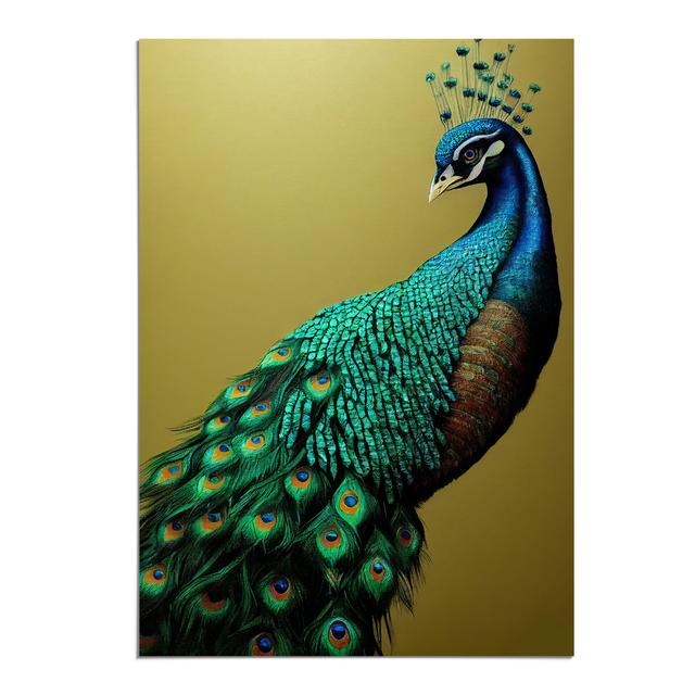 XV1022-4976X View Of A Peacock No.3 - Print 17 Stories Matte Colour: No Matte, Size: 29.7cm H x 21cm W, Format: Paper on Productcaster.