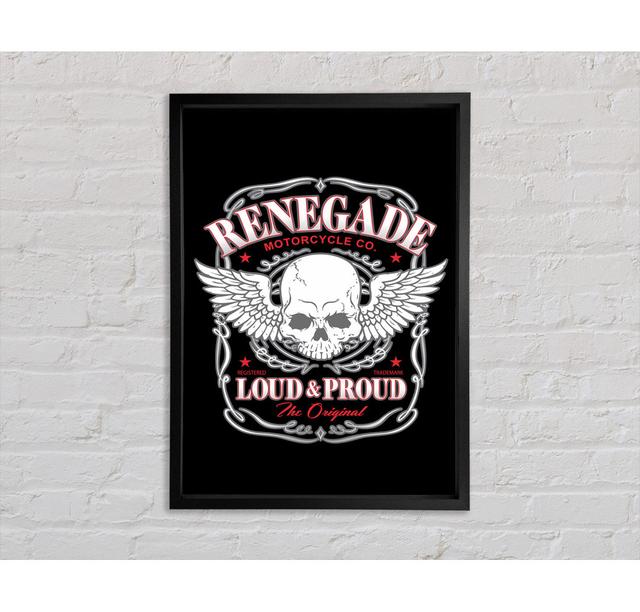 Renegade Motorcycle Co - Single Picture Frame Art Prints on Canvas Bright Star Size: 100cm H x 141.4cm W x 3.3cm D on Productcaster.