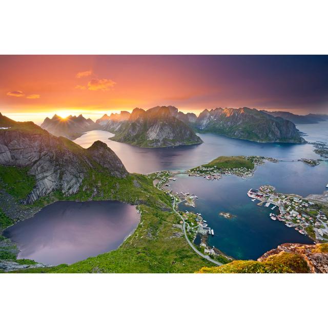 Lofoten Islands - Wrapped Canvas Print Alpen Home Size: 30cm H x 46cm W x 3.8cm D on Productcaster.