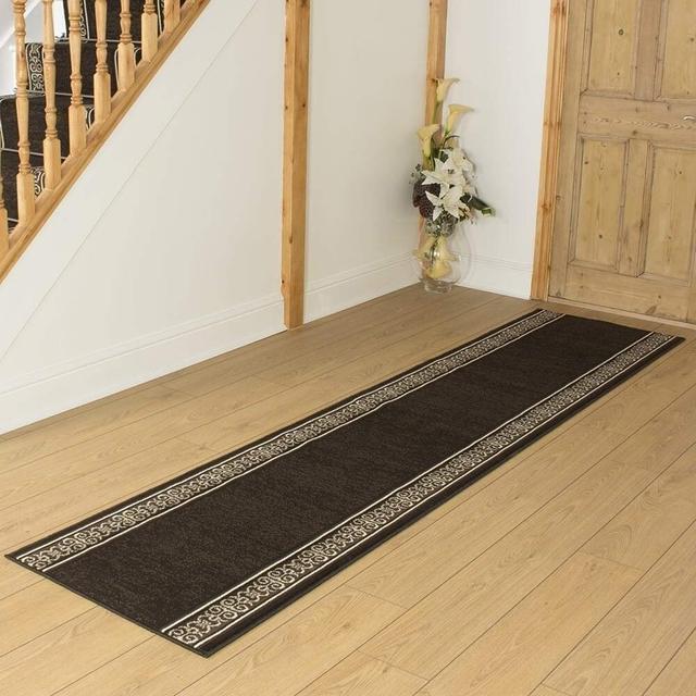 Bankhead Tufted Brown Hallway Runner Rug ClassicLiving Rug Size: Runner 540cm x 70cm on Productcaster.