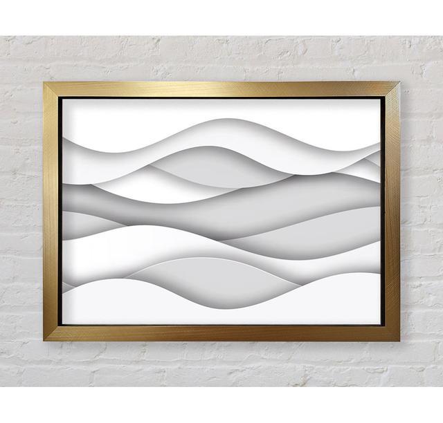 Horizontal Lines Of Curviture Framed Print Bright Star Size: 84.1cm H x 118.9cm W on Productcaster.