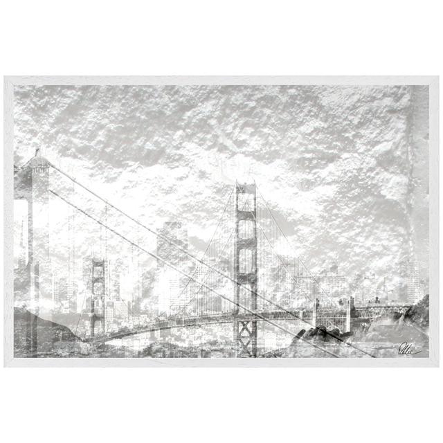 San Fran - Single Picture Frame Art Prints Borough Wharf Size: 31cm H x 41cm W x 4cm D, Frame Option: White on Productcaster.