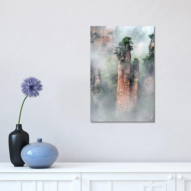 Zhangjiajie by Hua Zhu - Wrapped Canvas Graphic Art Alpen Home Size: 45.72cm H x 30.48cm W x 1.9cm D on Productcaster.