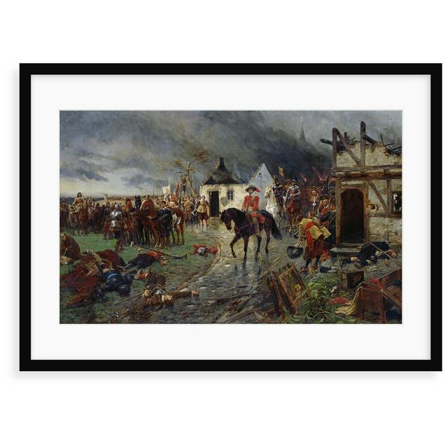 'Wallenstein: a Scene of the Thirty Years War' Painting Marlow Home Co. Size: 30 cm H x 40 cm W x 2.3 cm D, Format: Framed Paper on Productcaster.